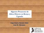 Algunos Proyectos de Africa Directo en Kenya y Uganda - slide 1