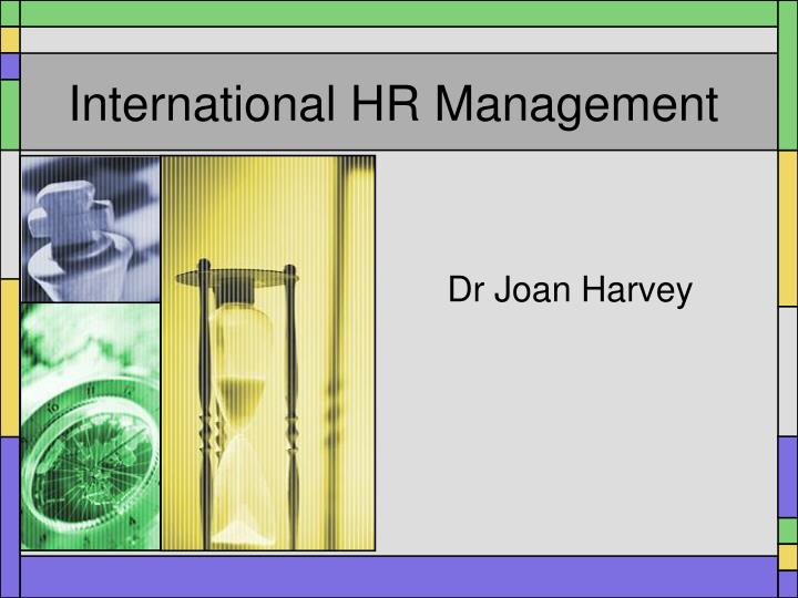 international hr management