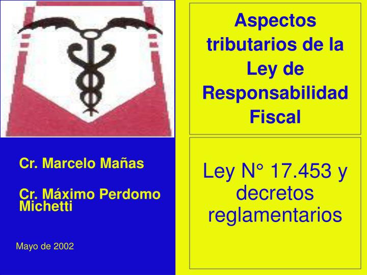 ley n 17 453 y decretos reglamentarios