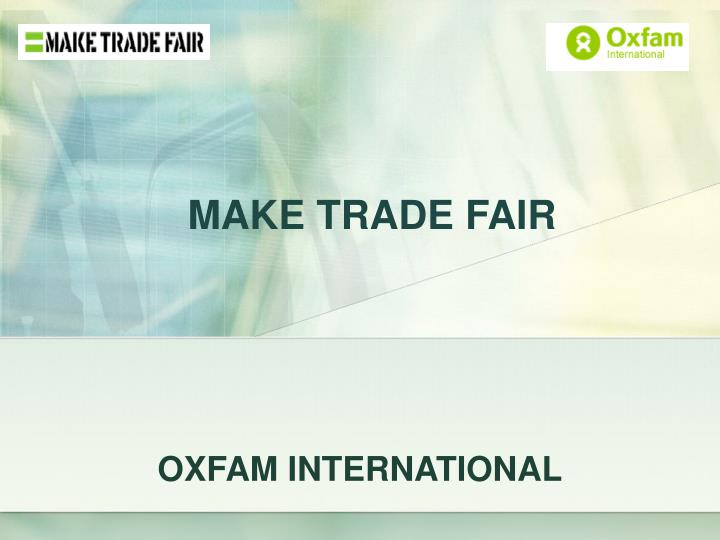 make trade fair