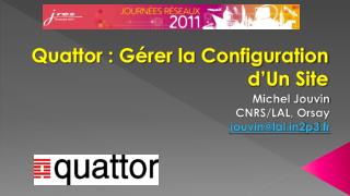 quattor g rer la configuration d un site