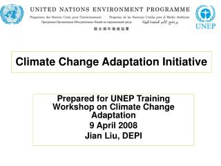 Climate Change Adaptation Initiative