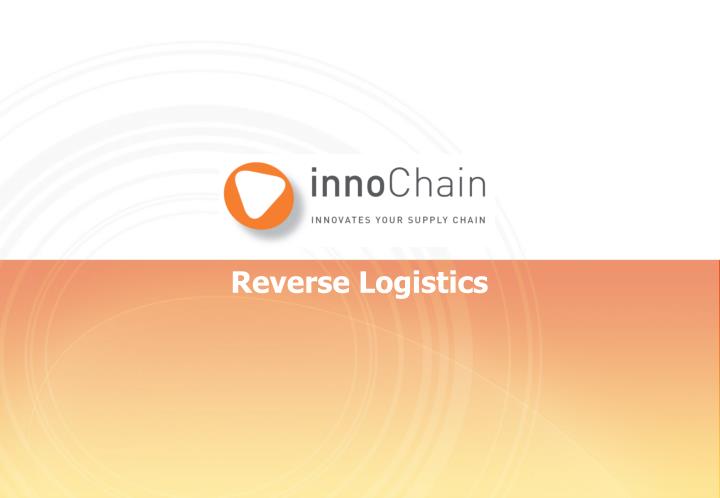 reverse logistics