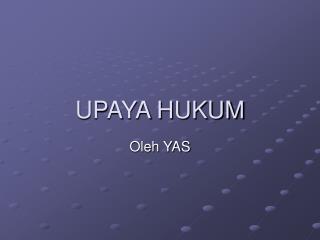upaya hukum