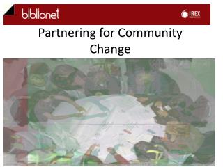 Partnering for Community Change
