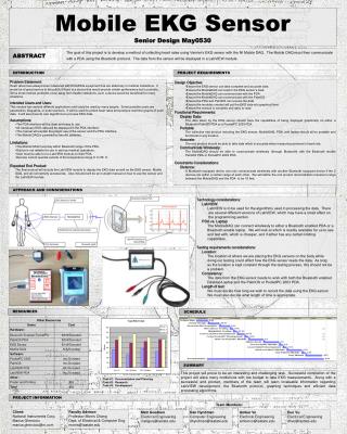 Mobile EKG Sensor Senior Design May0530