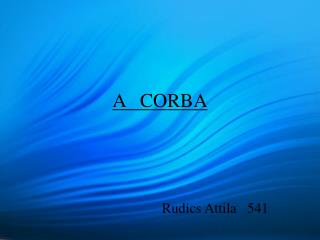 a corba