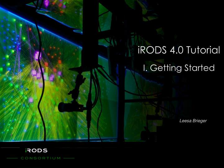 irods 4 0 tutorial i getting started