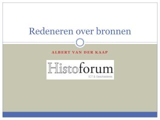 redeneren over bronnen
