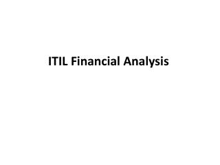 ITIL Financial Analysis