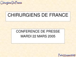 chirurgiens de france