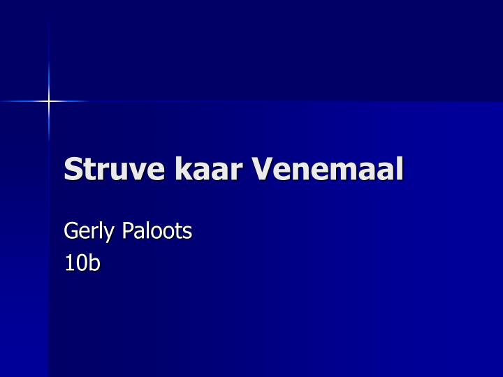 struve kaar venemaal