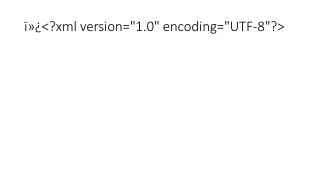 ﻿&lt;?xml version=&quot;1.0&quot; encoding=&quot;UTF-8&quot;?&gt;