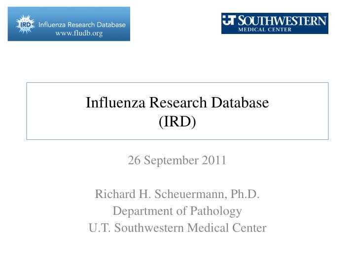influenza research database ird