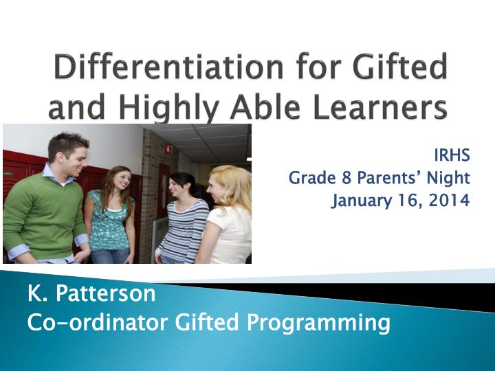 differentiation for gifted and highly able learners