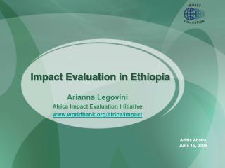 Impact Evaluation in Ethiopia