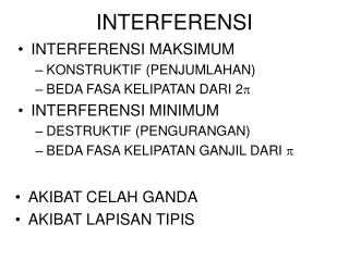 interferensi