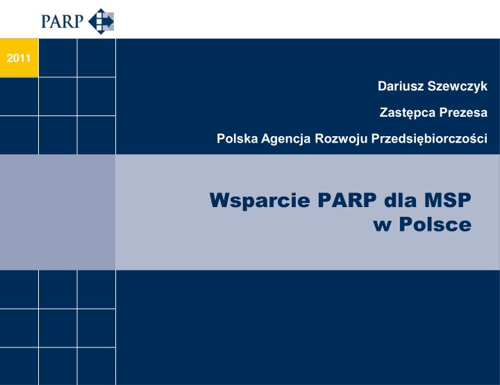 wsparcie parp dla msp w polsce