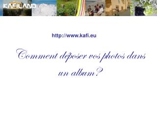 comment d poser vos photos dans un album