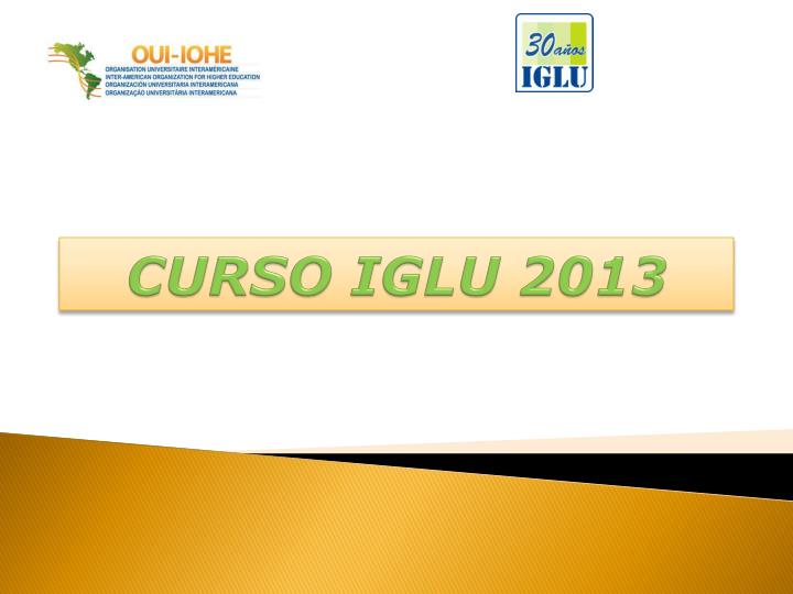 curso iglu 2013