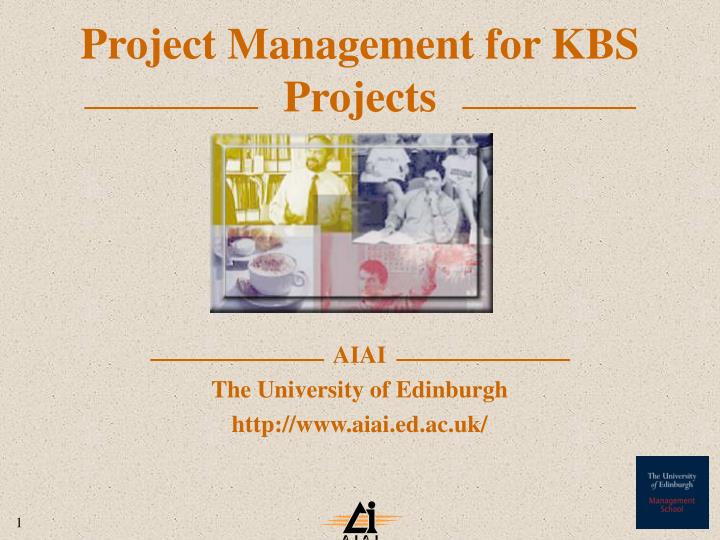 project management for kbs projects