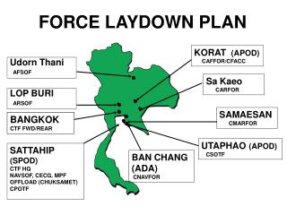 FORCE LAYDOWN PLAN