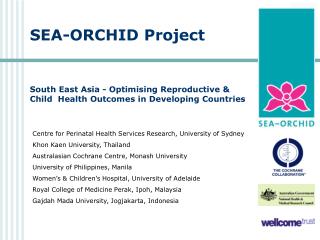 South East Asia - Optimising Reproductive &amp; Child Health Outcomes in Developing Countries