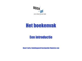 het boekenvak