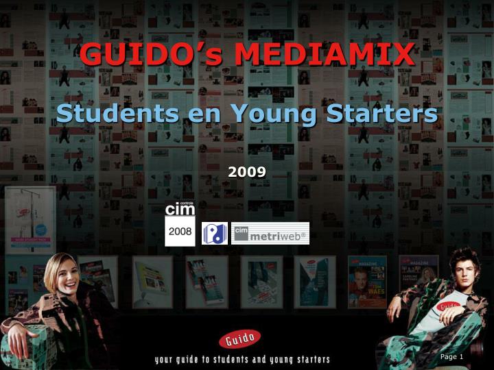 guido s mediamix students en young starters 2009