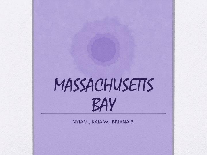 massachusetts bay