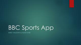 BBC Sports App