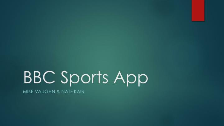 bbc sports app