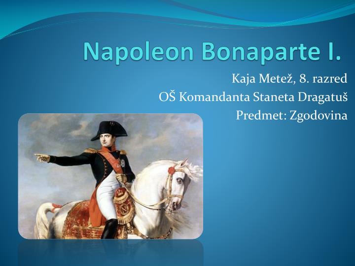 napoleon bonaparte i