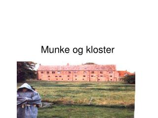 munke og kloster