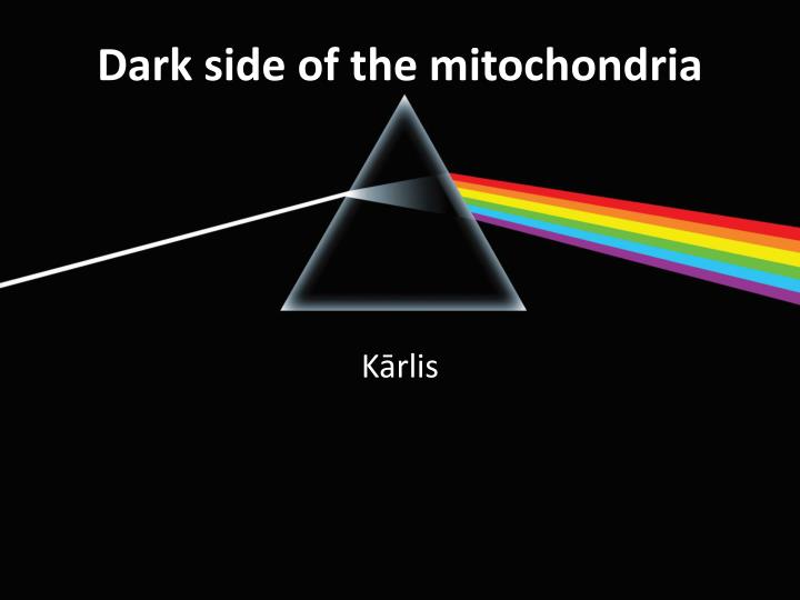 dark side of the mitochondria