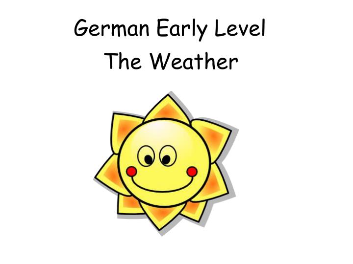 german early level
