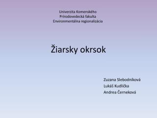 iarsky okrsok