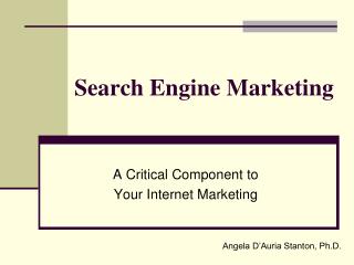 Search Engine Marketing