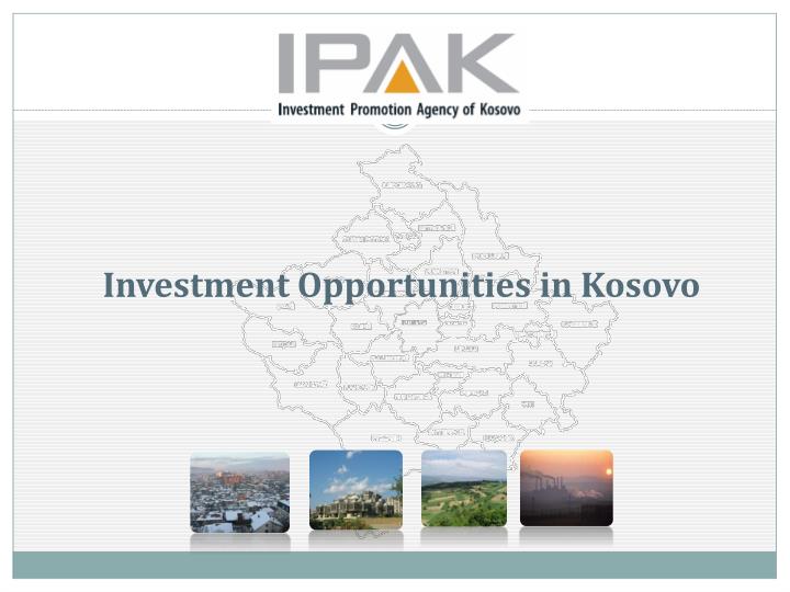 investment opportunities in kosovo