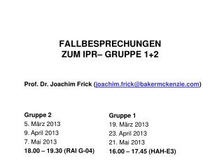 fallbesprechungen zum ipr gruppe 1 2