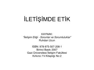 let mde et k