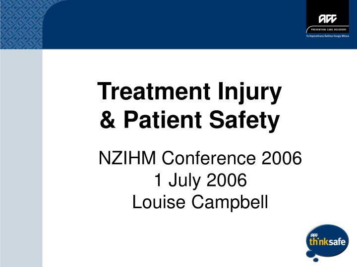 treatment injury patient safety