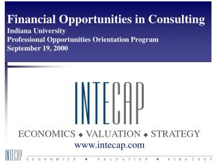Introduction to financial consulting