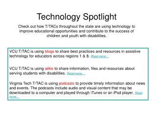 Technology Spotlight