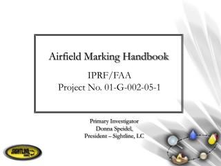 Airfield Marking Handbook