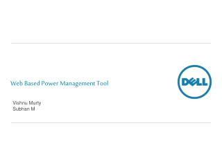 Web Based Power Management Tool