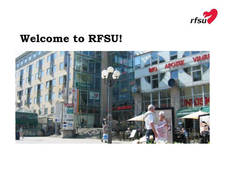 welcome to rfsu