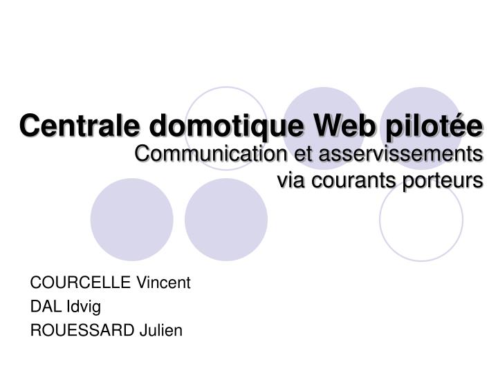 centrale domotique web pilot e