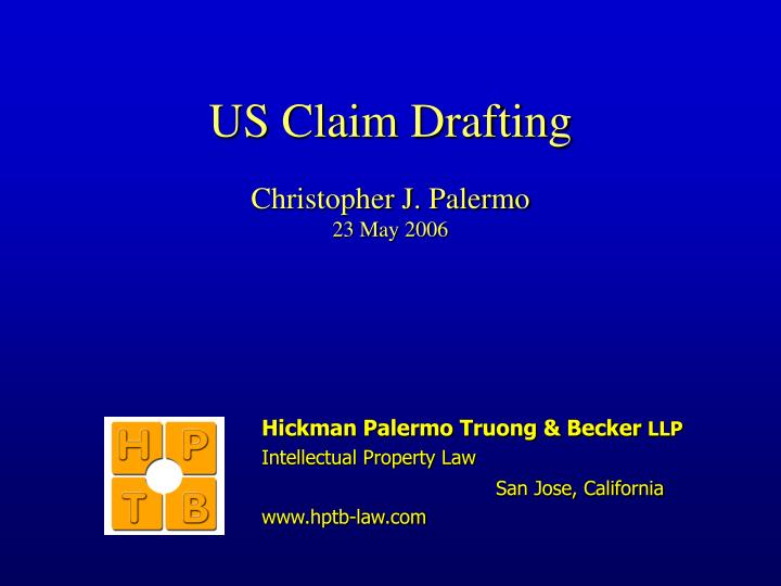 us claim drafting christopher j palermo 23 may 2006