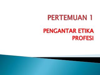 pertemuan 1
